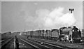 Up Windsor Line freight approaching Clapham Junction