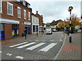 Zebra crossing in Salisbury Street