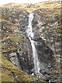 NN2118 : The main falls, Allt na Faing by Richard Webb