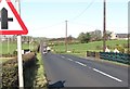 The B25 Rathfriland Road approaching the cross roads with Lisnamulligan Road