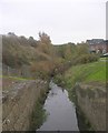 View from Footbridge over Beck - off Marchant Way