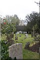 Cottage across the churchyard