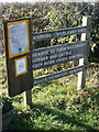 Bridleway sign