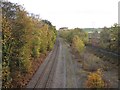 Railway line south towards Barnsley