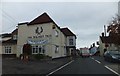 The Walnut Tree Inn with the Swan Inn opposite