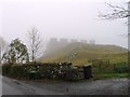 Hume Castle in the mist