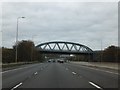 Railway bridge over M5 near Avonmouth