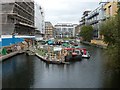 Narrow boats, Kingsland Basin