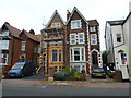 Scaffolding on a house in Salisbury Road