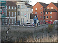 Collapsing flood wall, Bridgwater