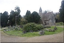 SU7484 : Chapel in the cemetery by Bill Nicholls