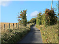 2011 : Climbing the track from the B390 to Knook Down House