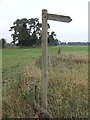 TL7872 : Footpath Sign by Keith Evans