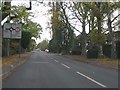 Widney Road approaching Station Road roundabout