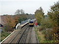 Down train in Ashtead station