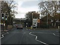 A47 at the former Nuneaton avoiding line bridge