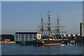 SU6200 : HMS Warrior, Portsmouth Harbour by Peter Trimming