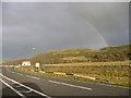 The A77 approaching the lodge to Ardmillan House