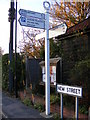 Roadsigns on New Street