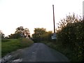 Entering Badingham on Low Street