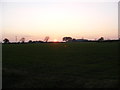 TM3667 : Sunset at Sibton by Geographer