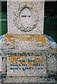 Ducklington Parish War Memorial - inscriptions on southwest side, Standlake Road, Ducklington