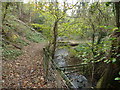 Footbridge over the river near Cilcain