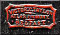 J3374 : "Atlas" wall protection, Belfast (2) by Albert Bridge