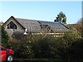 Kentisbeare village hall with solar panels