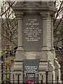 Broadbottom War Memorial (detail)