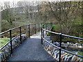 Footbridge over the River Llynfi, Spelter, Maesteg