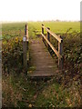 Footbridge of the footpath to Worlingworth Road