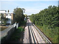 District Line railway near Acton Green