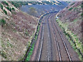 Railway tracks near Gleneagles station