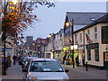 Walton on the Naze: the High Street at nearly dusk