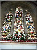 TQ4114 : St Mary the Virgin, Barcombe: stained glass windows (1) by Basher Eyre