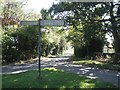 SP1666 : Lane junction, Hazelwood Green by Robin Stott