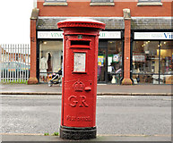 J3375 : Pillar box, Belfast by Albert Bridge