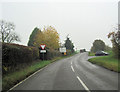 B4365 nearing Pedlars Rest  junction with B4368