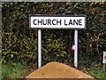 Church Lane sign