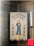 SD5139 : Banner, St Hilda's Church by Maigheach-gheal