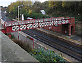 Morley - station footbridge