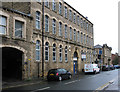 Morley - factory and library on Commercial Street