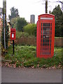 TM1875 : Telephone Box and Post Office Cross Street Postbox by Geographer