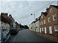 Looking from the High Street up to St Anne