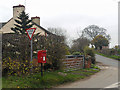 Postbox at Doley crossroads