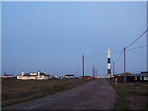 TR0916 : Dungeness Road, Dungeness by Chris Whippet
