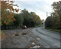 2011 : Layby on the road out of Horton to the east