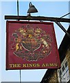 The Kings Arms (2) - sign, 4 The Moors, Kidlington