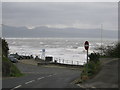 SH5038 : Bore stormus yng Nghricieth - A stormy morning in Criccieth by Alan Fryer